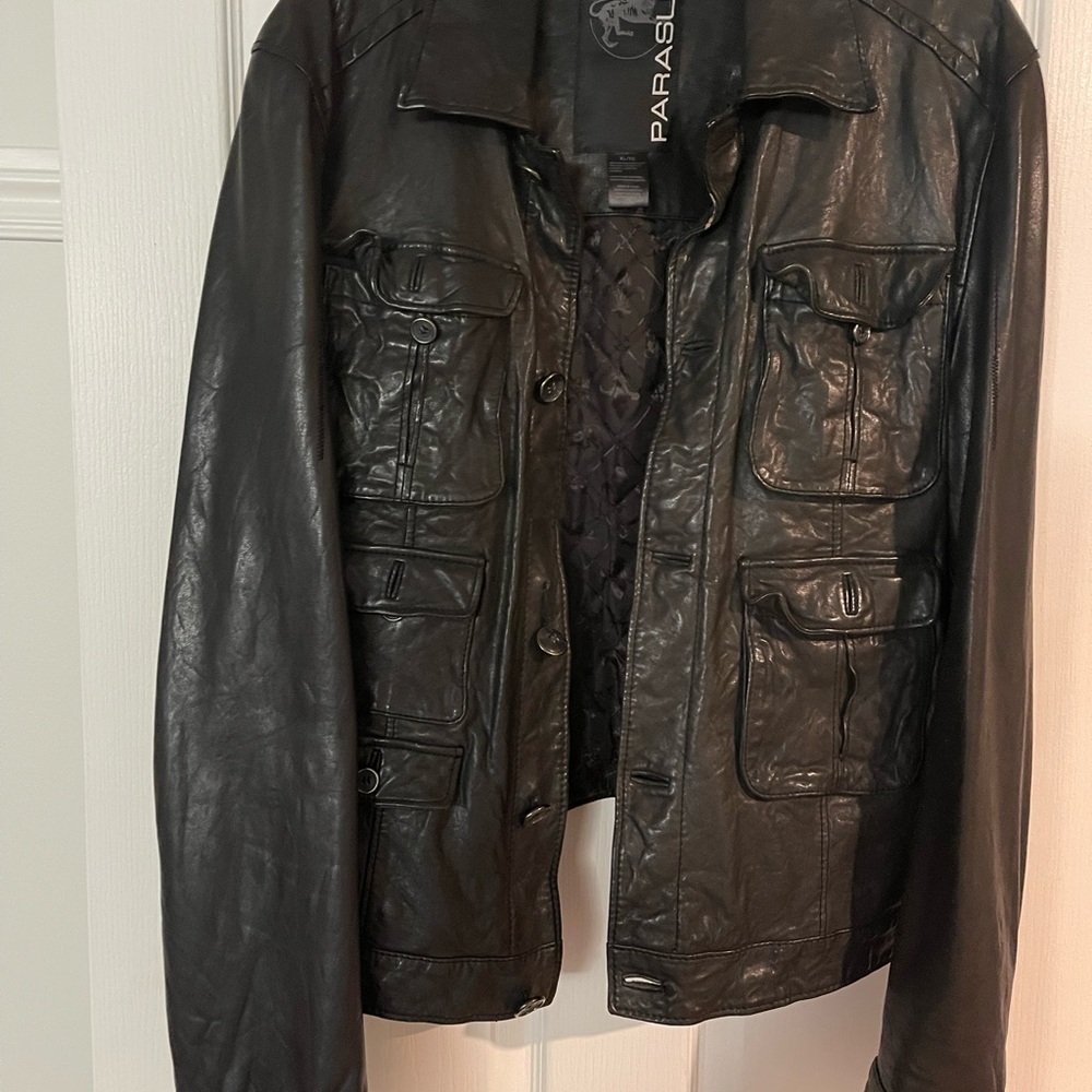 Parasuco Dark Leather Outerwear